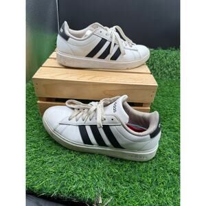 Adidas -Sneakers-White/Black-Size 8M